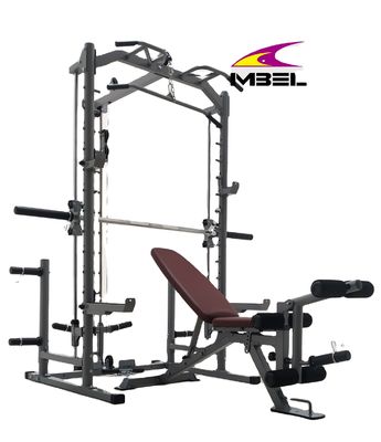 Унисексный бодибилдинг Power Squat Rack Smith Machine с современными тренировочными функциями