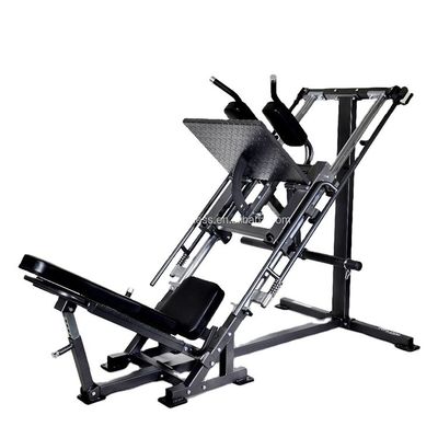 Серая/черная гимнастическая пресс ног Hack Squat Machine LCL Поддержка регулируемость