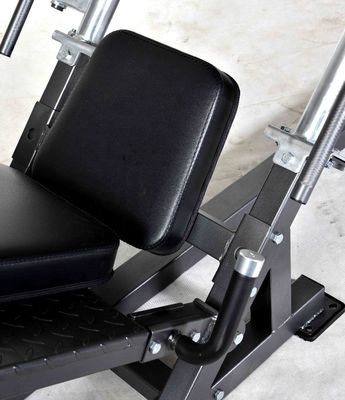 Серая/черная гимнастическая пресс ног Hack Squat Machine LCL Поддержка регулируемость