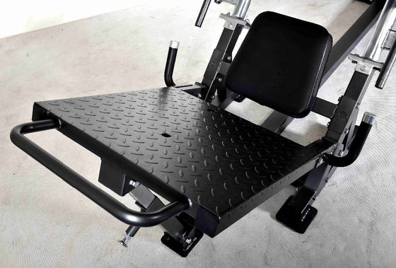Серая/черная гимнастическая пресс ног Hack Squat Machine LCL Поддержка регулируемость
