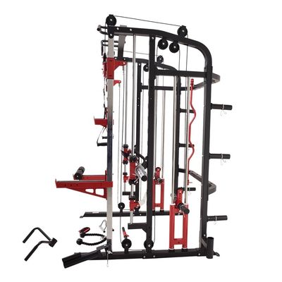 Мужская регулируемая фитнес-станция с штангой для силовой стойки Smith Machine и функционального тренера