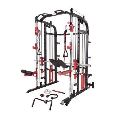 Мужская регулируемая фитнес-станция с штангой для силовой стойки Smith Machine и функционального тренера