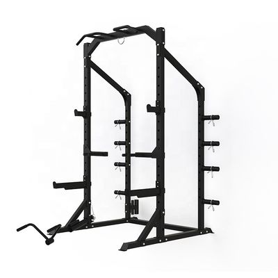 Мультифункциональный тренер Smith Machine Cable Crossover Gym с серо-черным дизайном