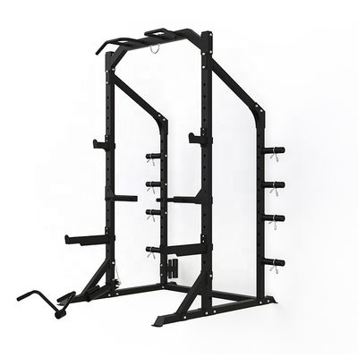 Мультифункциональный тренер Smith Machine Cable Crossover Gym с серо-черным дизайном