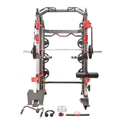 Коммерческий тренажерный зал многофункциональное оборудование Smith Machine Power Rack функциональный тренер 1700X2120X2300мм
