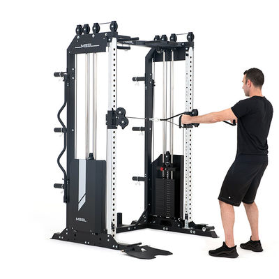 XT2 Gym Multi Function Power Rack Functional Trainer Black Matt для тренировок в помещениях