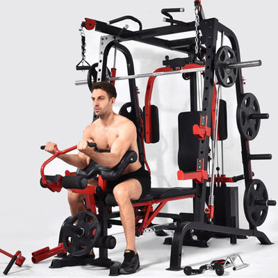 Фитнес-оборудование Smith Machine Leg Press Вертикальная стойка для приседания с концом Технология
