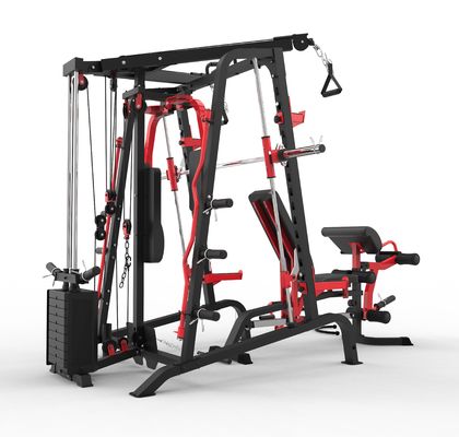 Фитнес-оборудование Smith Machine Leg Press Вертикальная стойка для приседания с концом Технология
