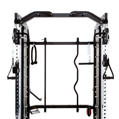 Красный многофункциональный тренер Power Rack Фитнес тренажерное заведение Фитнес тренажерное заведение Smith Machine Home Gym Station N.W. 378.2