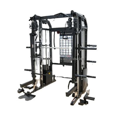 Smith Machine All In One Gym Equipment With Weight Stacks Мутли Функция Домашняя гимнастическая станция