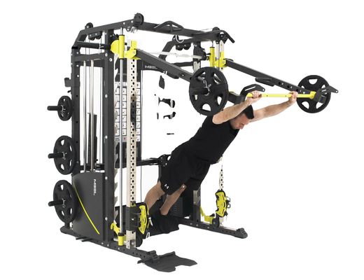 Smith Machine All In One Gym Equipment With Weight Stacks Мутли Функция Домашняя гимнастическая станция