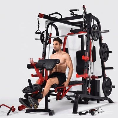 1391*1996*2180 Коммерческая приседательная стойка Smith Machine для многофункциональной силовой подготовки