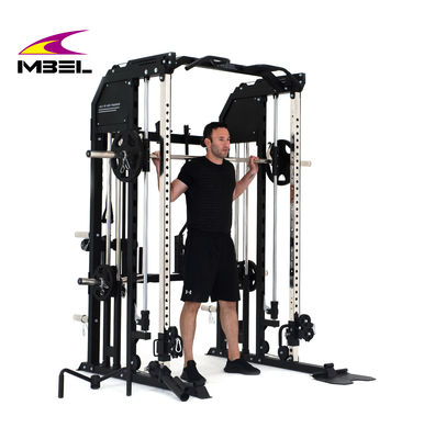 Черный все в одном многофункциональный Smith Machine Фитнес-оборудование для OEM ODM сервиса