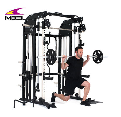 Черный все в одном многофункциональный Smith Machine Фитнес-оборудование для OEM ODM сервиса