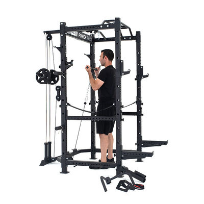 Экологически чистый и складной многофункциональный тренер Power Rack Squat Rack Smith Machine для дома