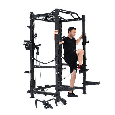 Экологически чистый и складной многофункциональный тренер Power Rack Squat Rack Smith Machine для дома