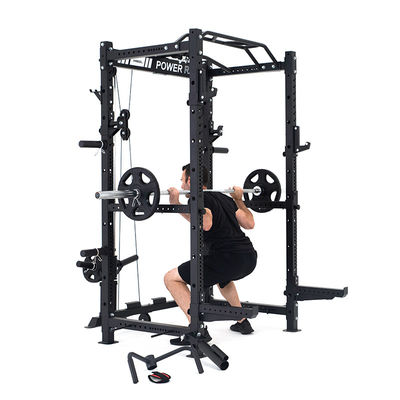 Экологически чистый и складной многофункциональный тренер Power Rack Squat Rack Smith Machine для дома