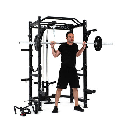 Многофункциональное оборудование для домашнего тренажерного зала Smith Machine с электростанцией и кабельным кроссовером